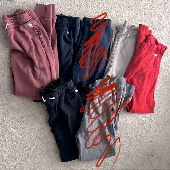 BUNDLE Abercrombie kids icon jogger sweatpants - Picture 1 of 1